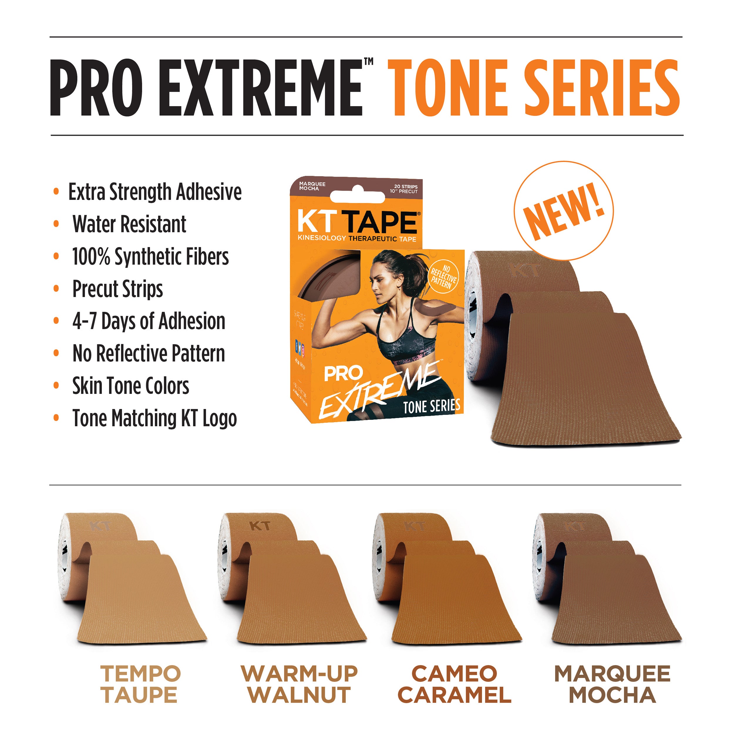 KT Tape Pro Extreme® Tones - for Pain Relief and Support